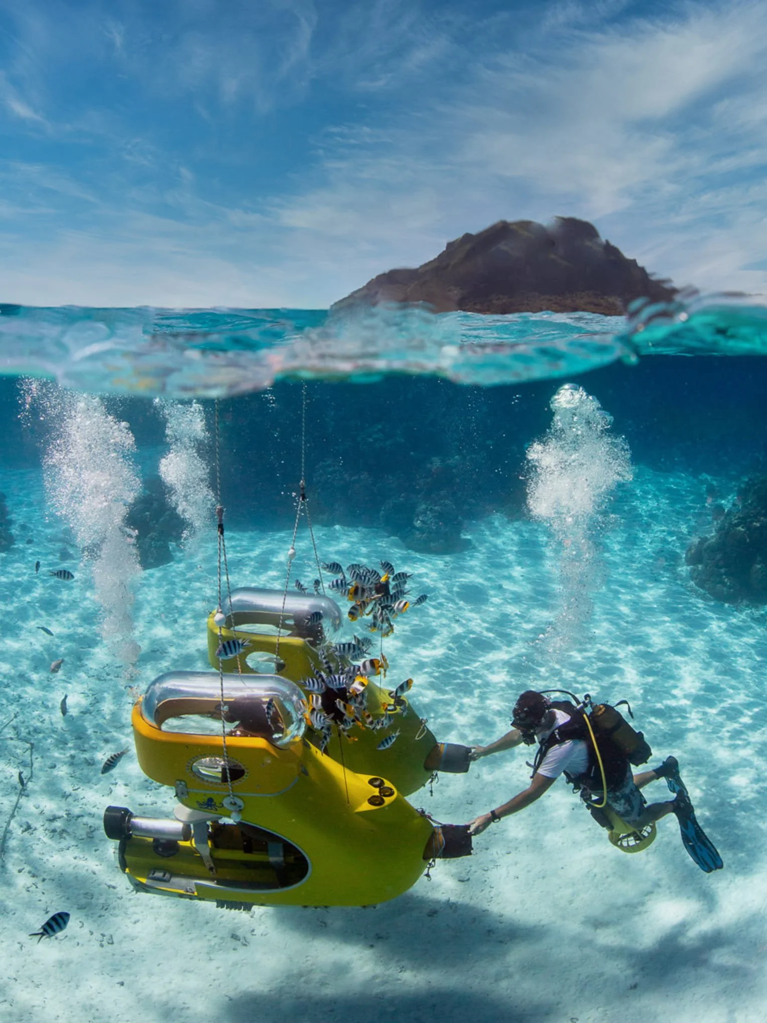 波拉波拉潟湖海洋探索與潛水活動