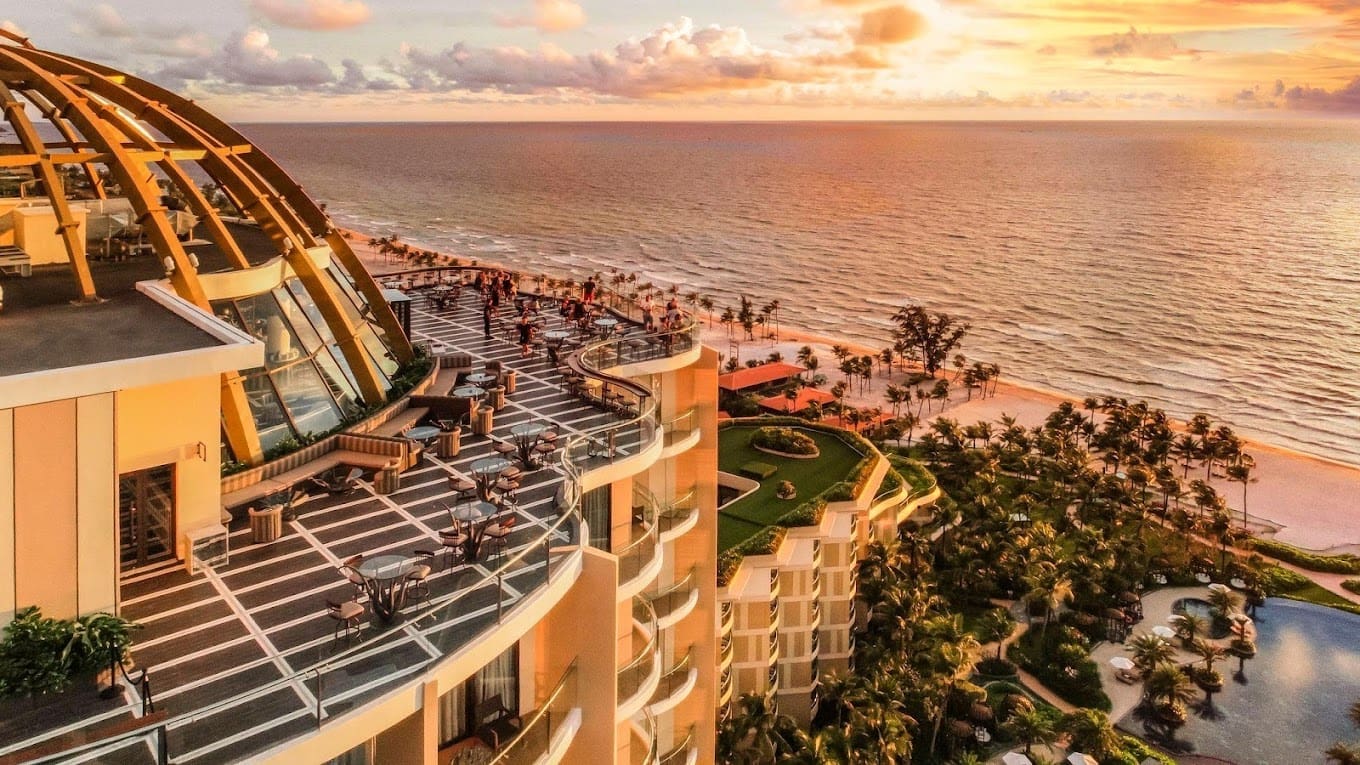 InterContinental Phu Quoc INK 360 與長灘日落