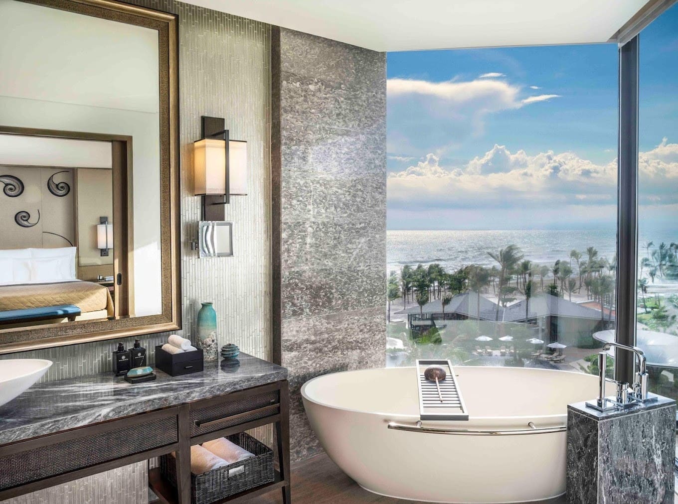 InterContinental Phu Quoc 海景浴室與住宿細節