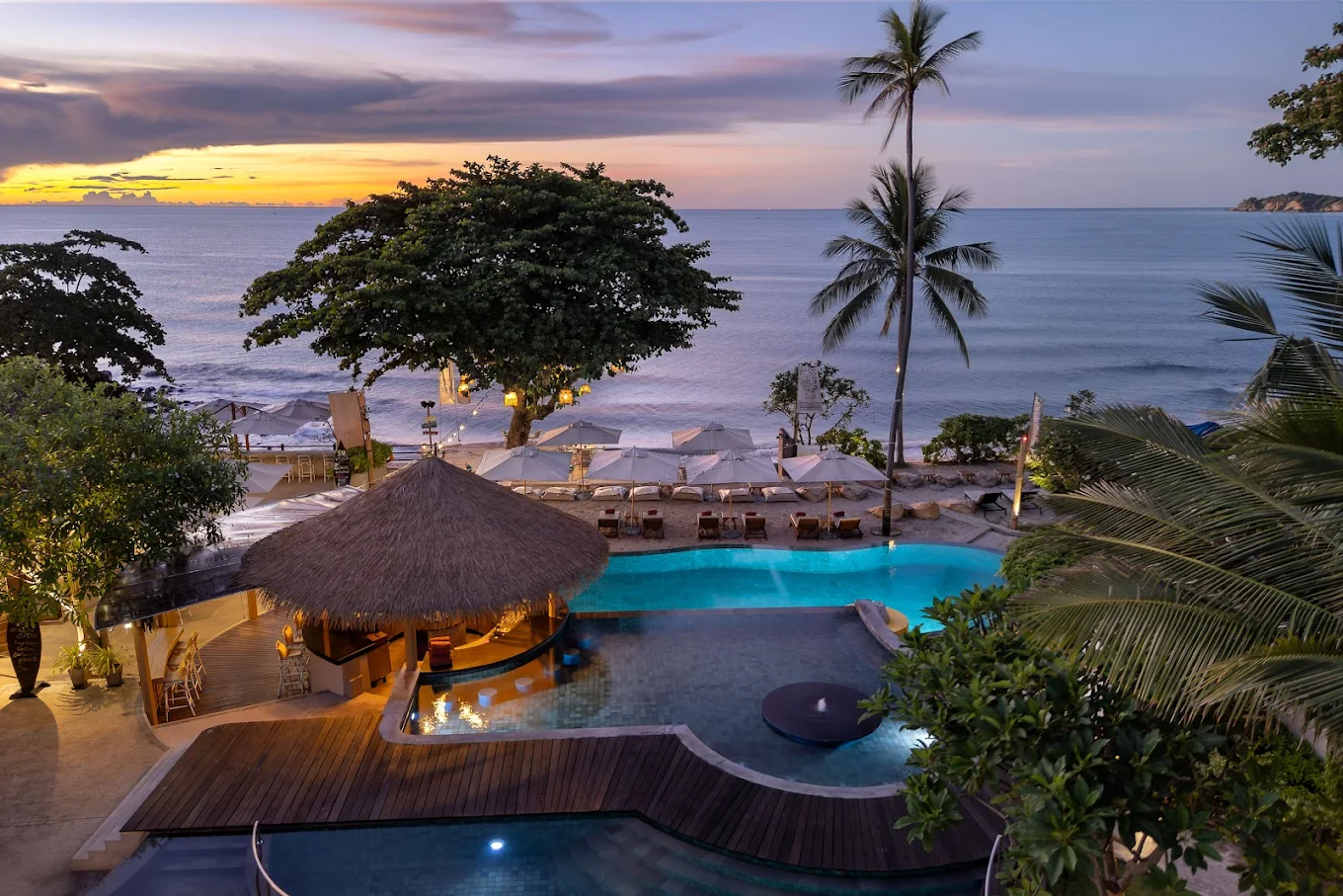 SAii Koh Samui Villas 度假村夕景