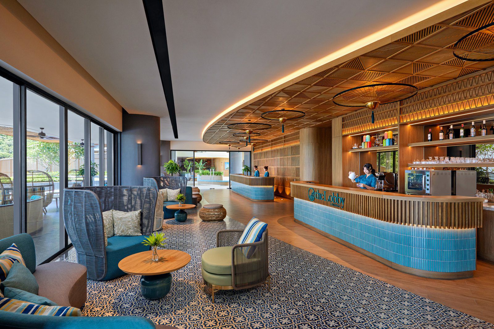 悅椿觀瀾島度假村 The Lobby Lounge 大廳酒廊吧台