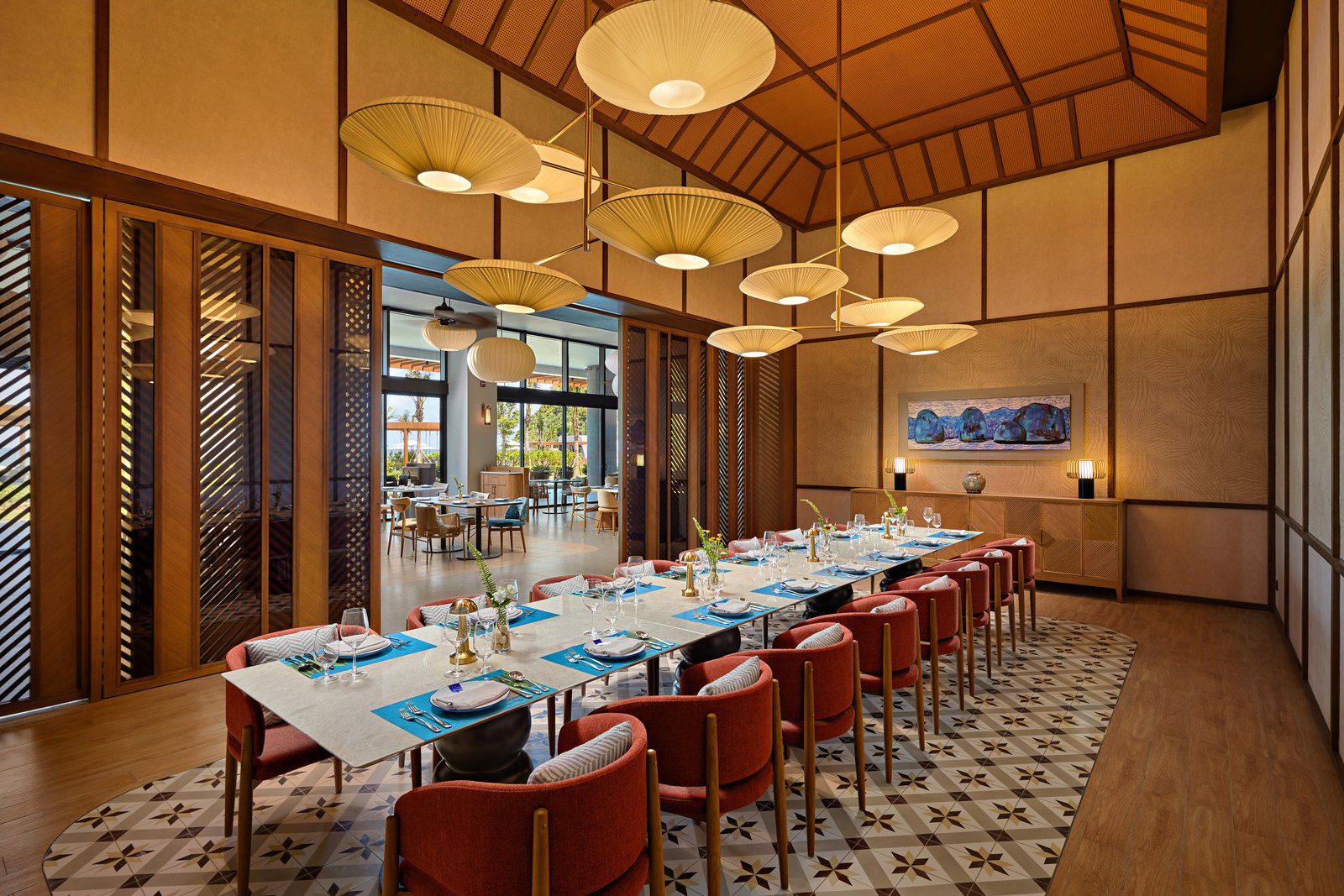 悅椿觀瀾島度假村 Market Place 全日餐廳用餐區
