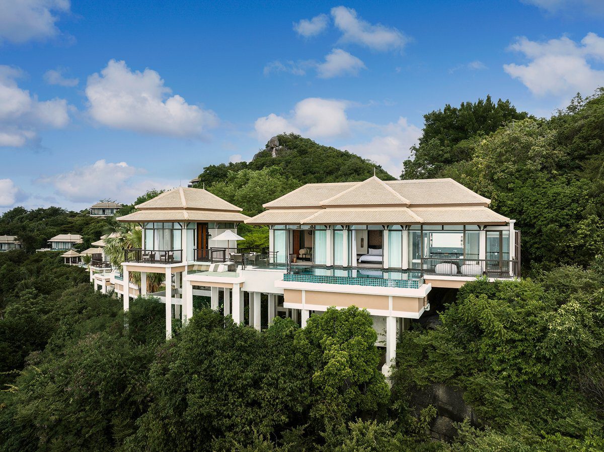 Horizon Hillcrest 別墅的山坡視野