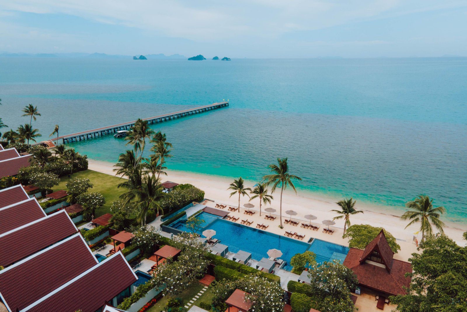 Taling Ngam 海灣與 Five Islands 的空拍