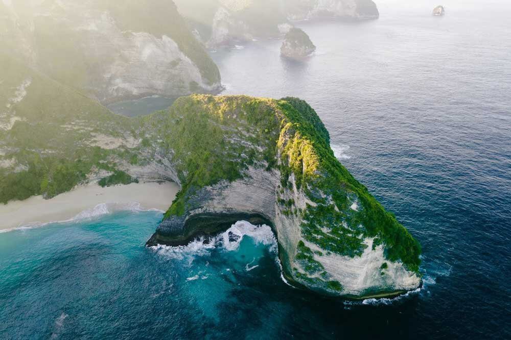 佩尼達島 Kelingking Beach 陸上探索景觀