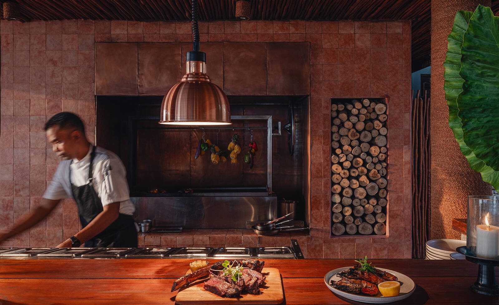 NIHI Sumba Ombak Restaurant 開放式料理空間