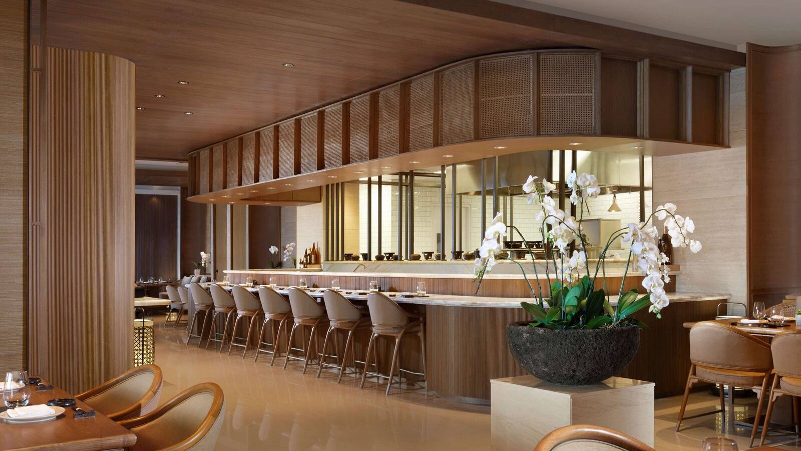 峇里島阿普爾瓦凱賓斯基酒店 Izakaya by OKU 開放式餐廳