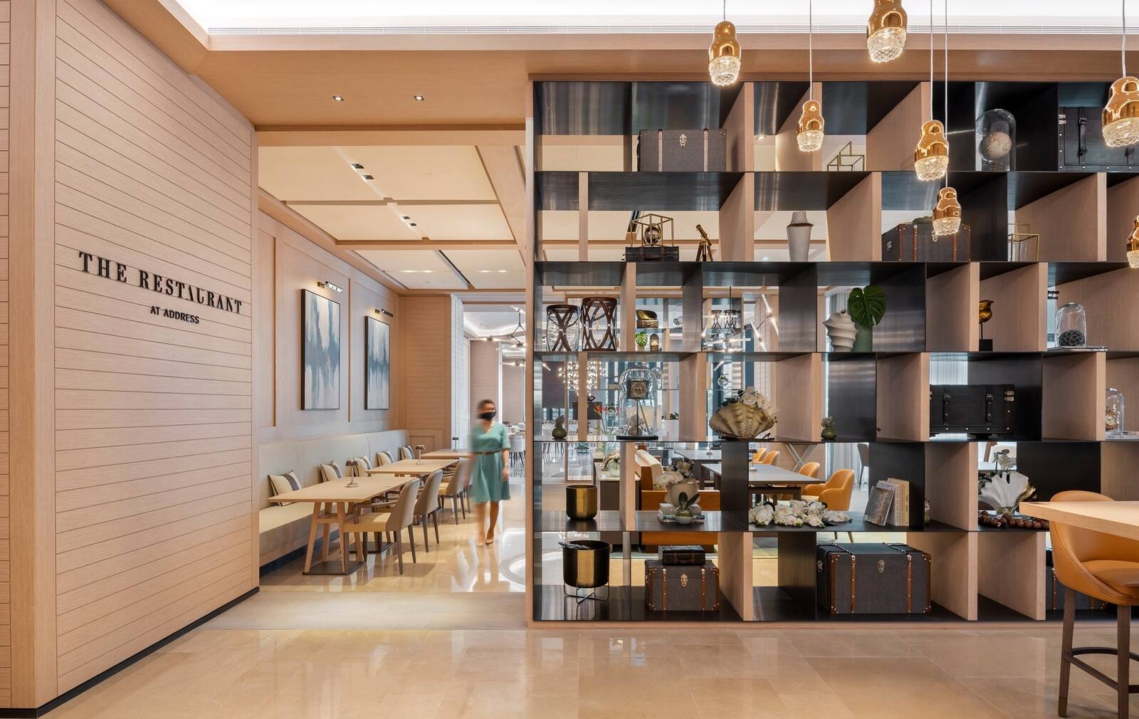 杜拜 Address 海灘度假酒店 The Restaurant 的用餐空間