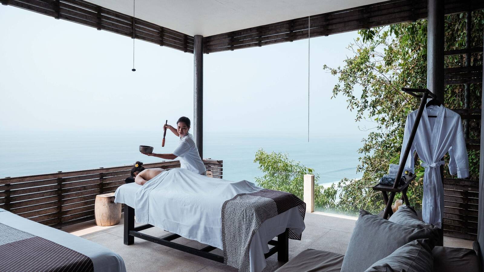 峇里島烏魯瓦圖阿麗拉別墅懸崖 Spa Cabana 按摩療程