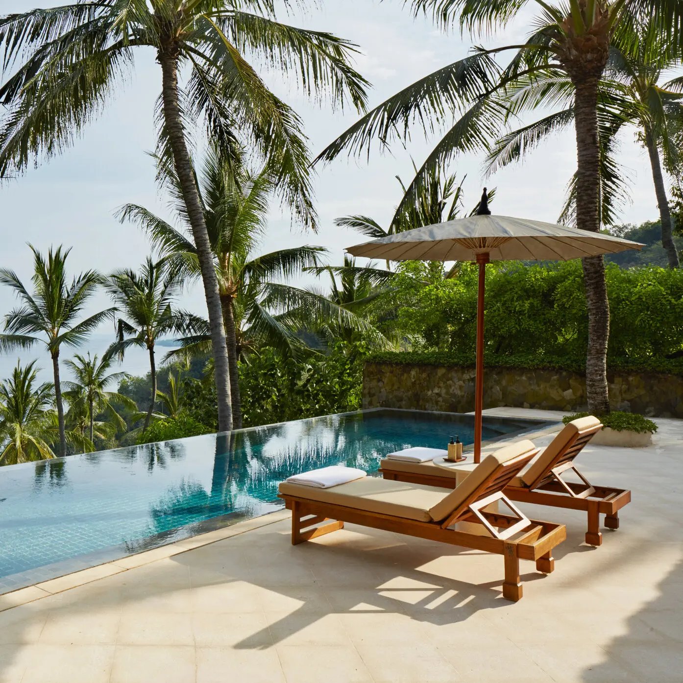 Kilasari Pool Villa 望向龍目海峽的視野