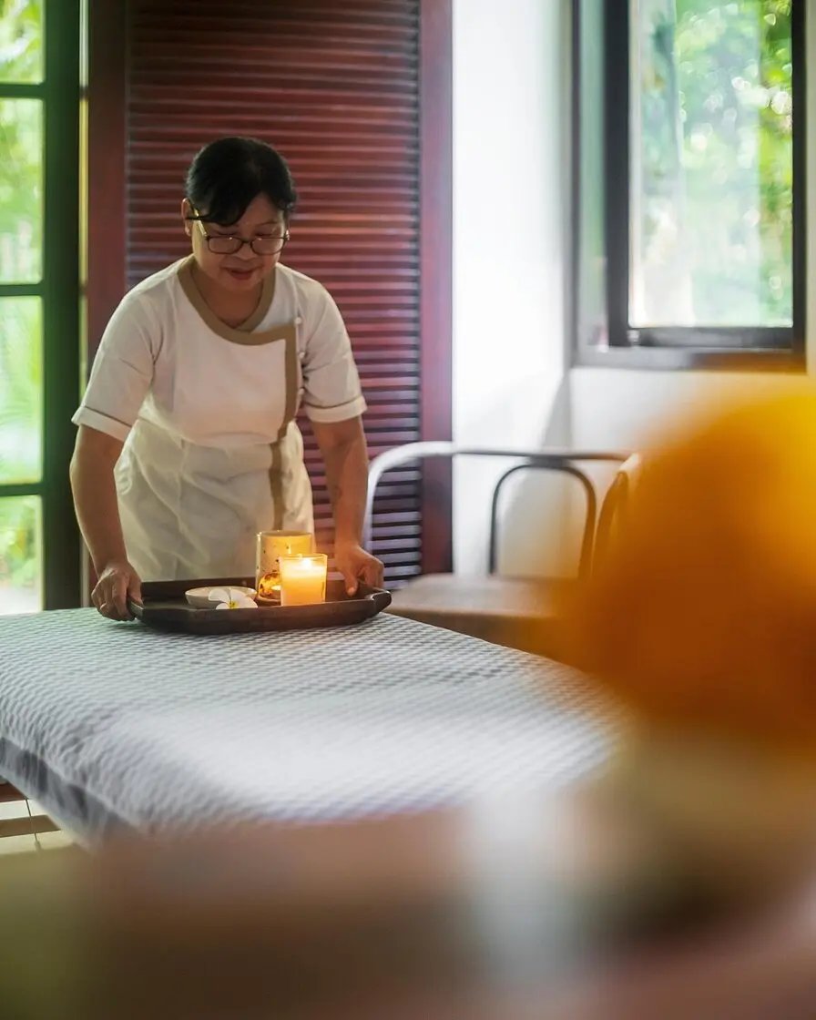 別墅內的 Spa 療程
