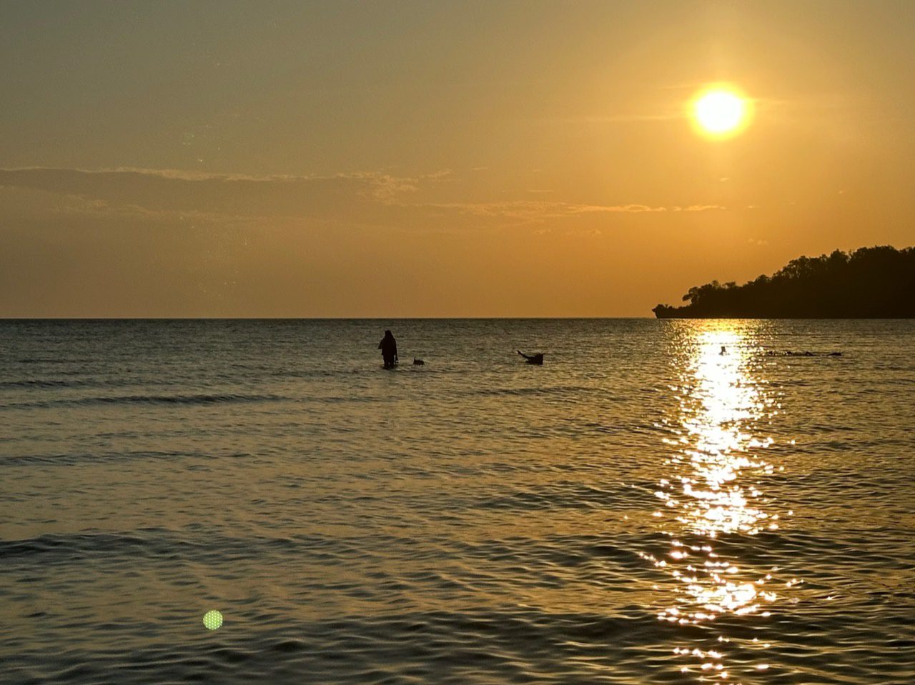 Amanwana 海上夕陽與冥想時光