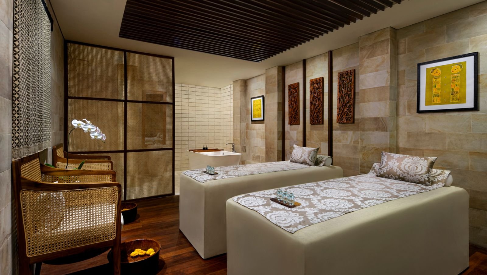 Amarta Spa 的雙人療程房
