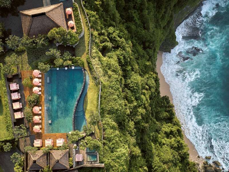 峇里島寶格麗度假村 Serpenti Pool Clvb 臨崖泳池