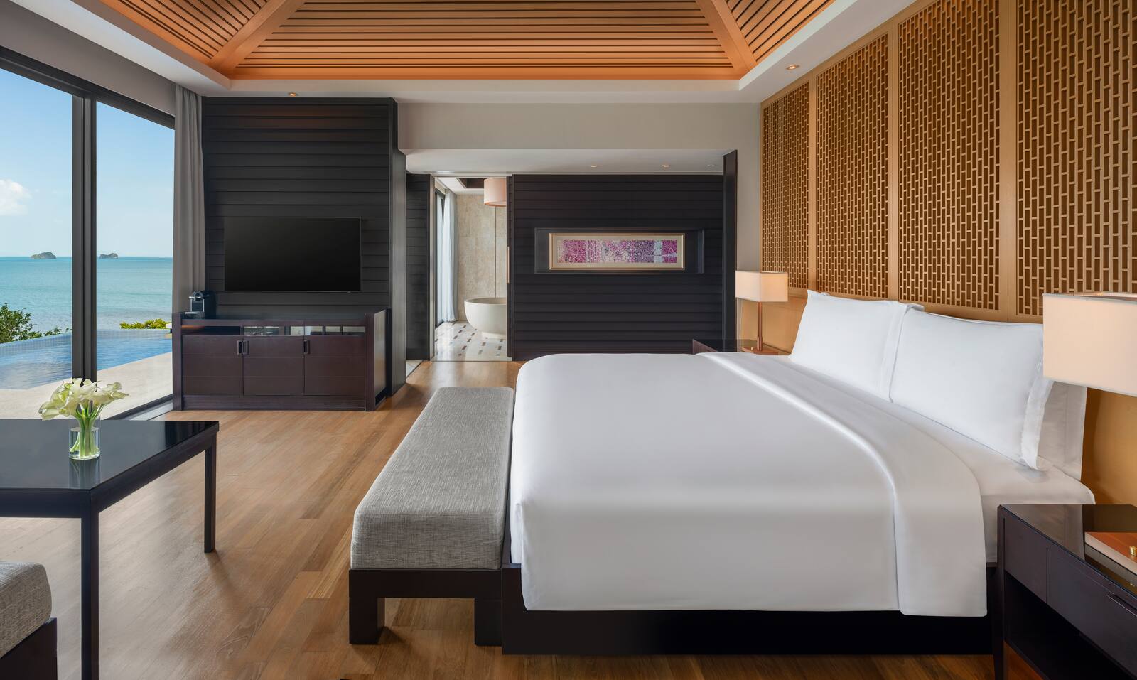 Ocean View Pool Villa 海景臥室