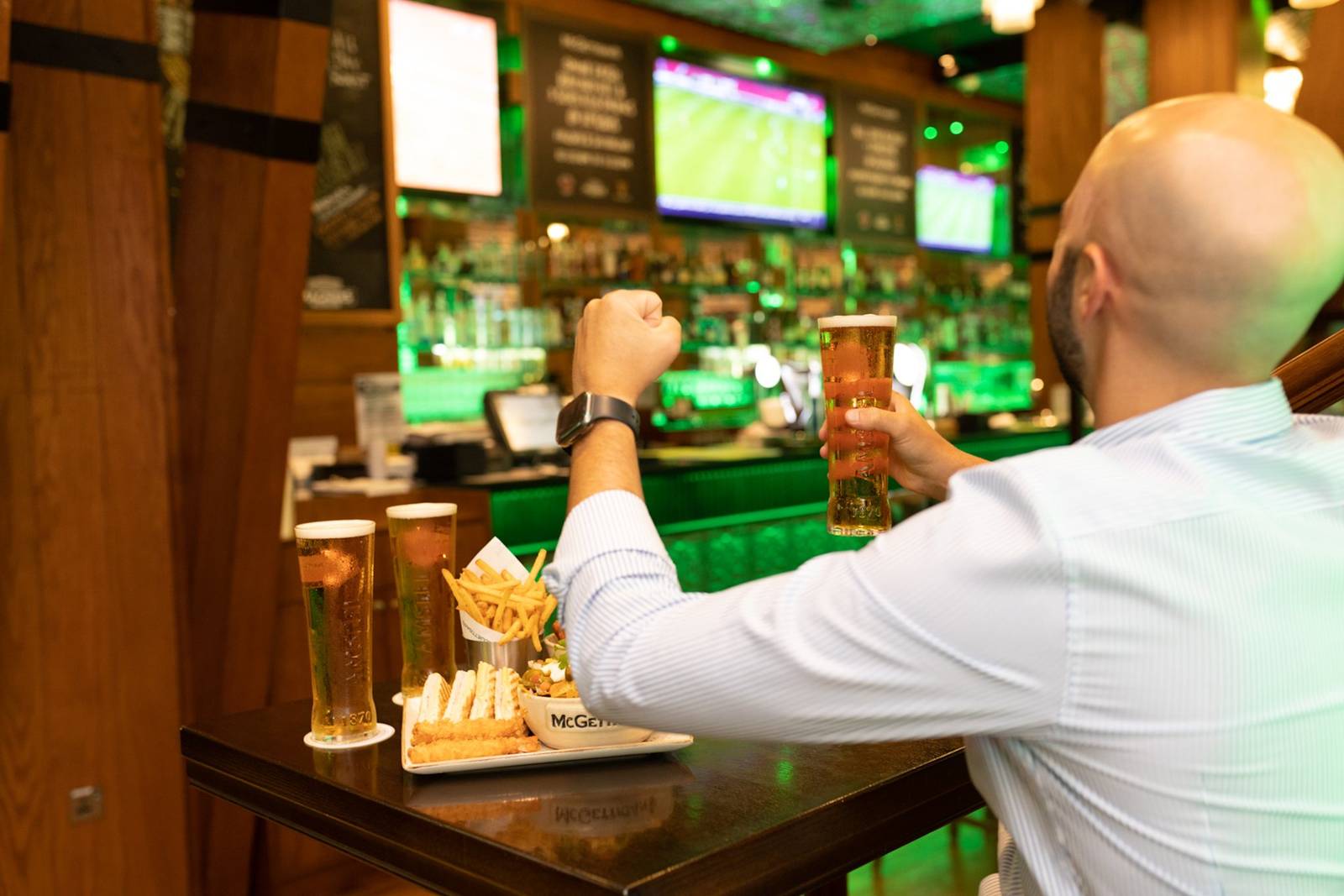 杜拜朱美拉希爾頓飯店 McGettigan's 酒館的吧檯