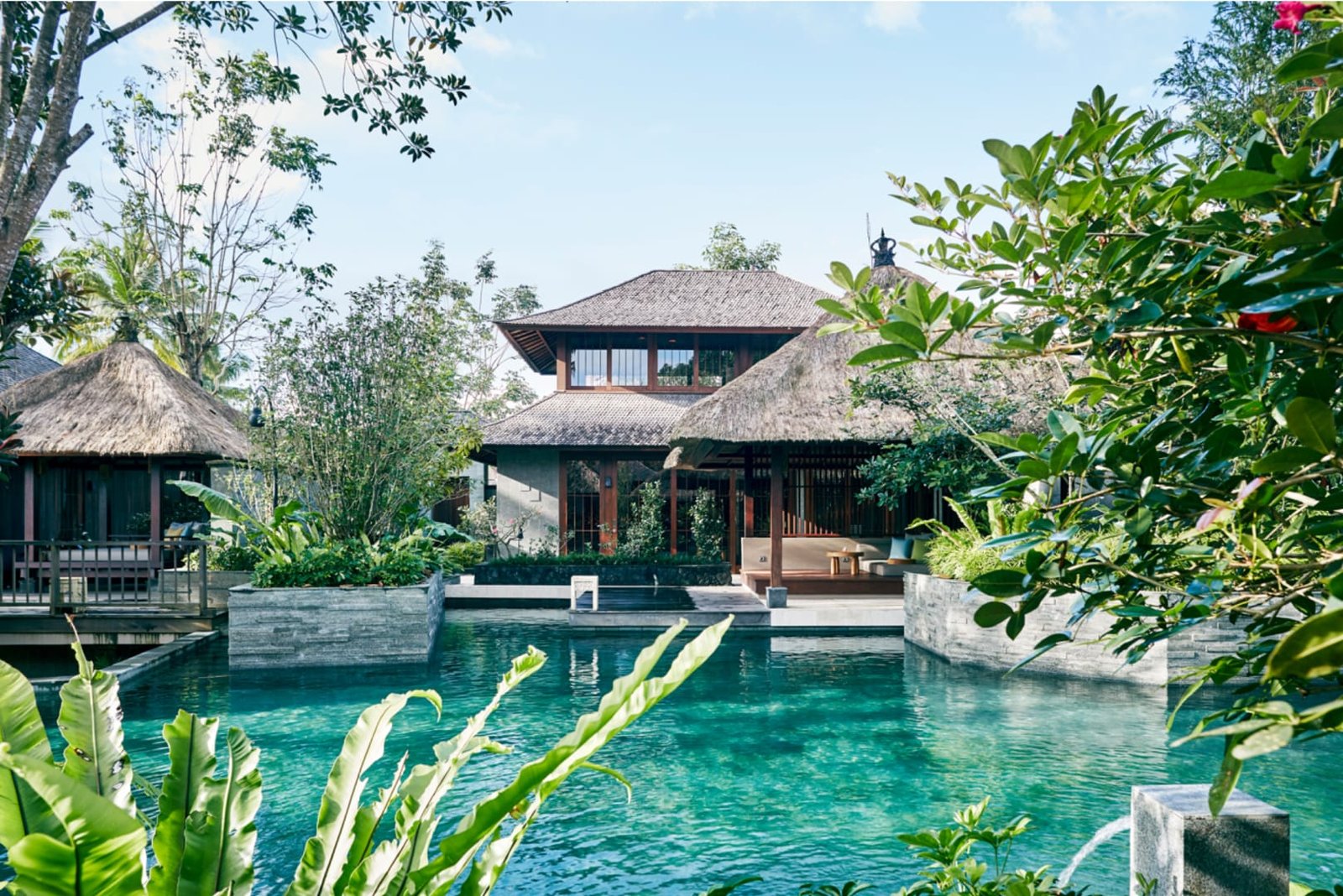 Villa Soka 樓中樓的臥室視野