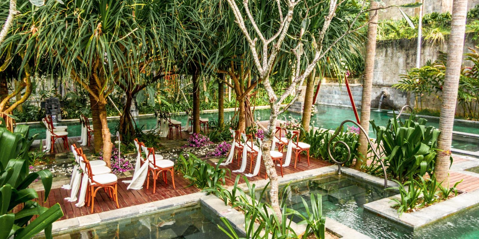 峇里島水明漾海灘英迪格酒店 Secret Garden 婚禮布置