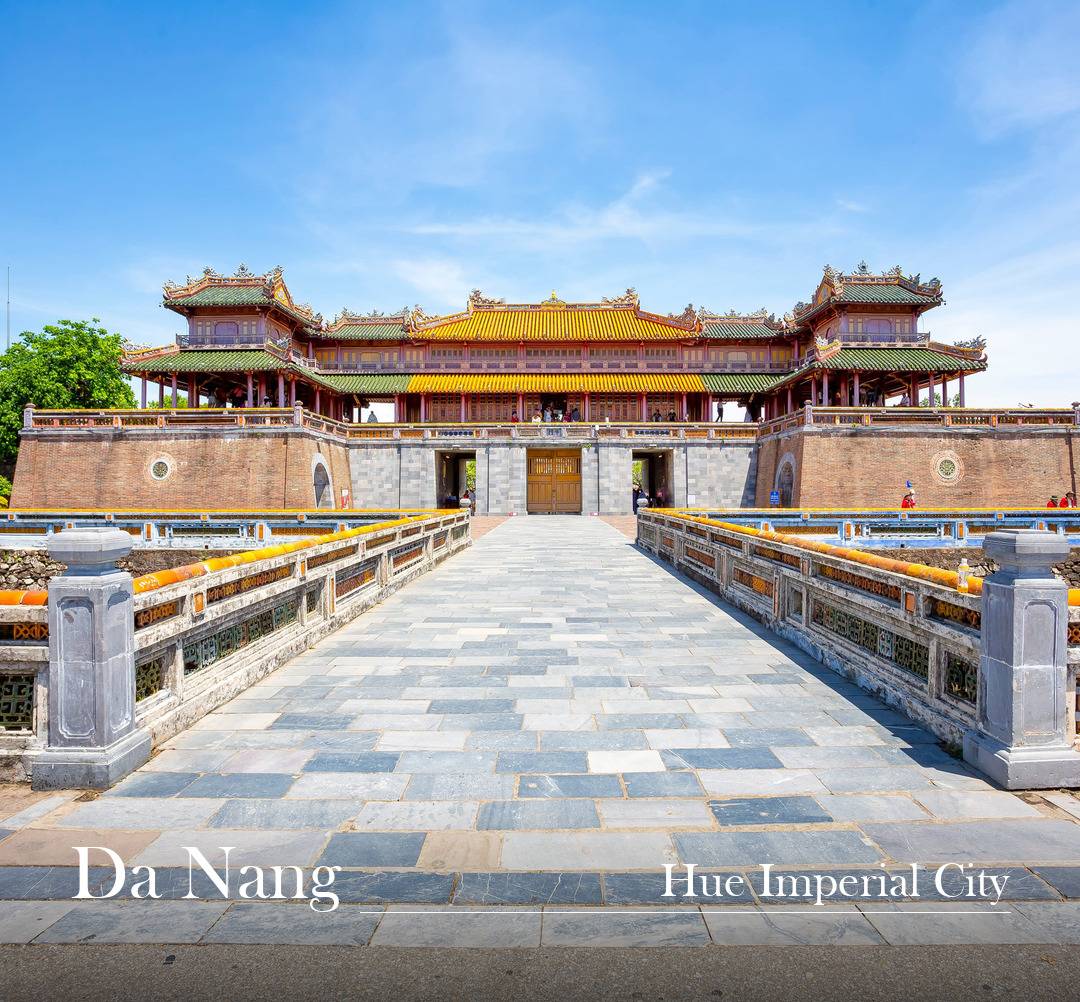 順化皇城與 Da Nang 英文標示