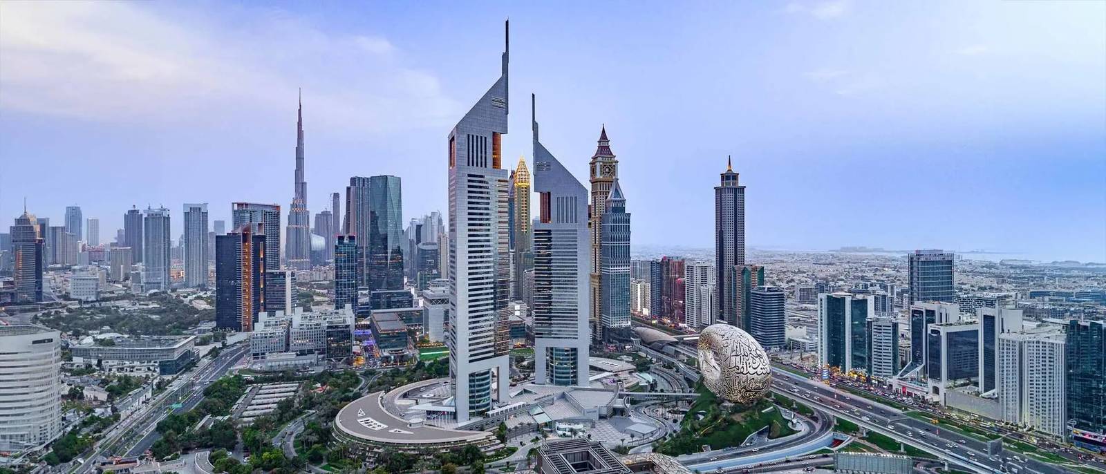 杜拜卓美亞阿聯酋大樓酒店雙塔建築