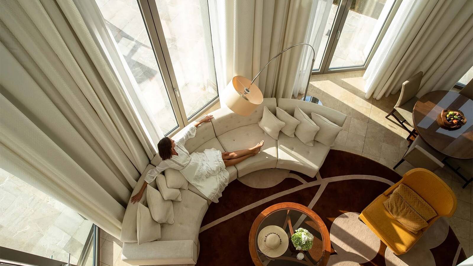 Jumeirah Mallorca Lighthouse Suite 起居空間