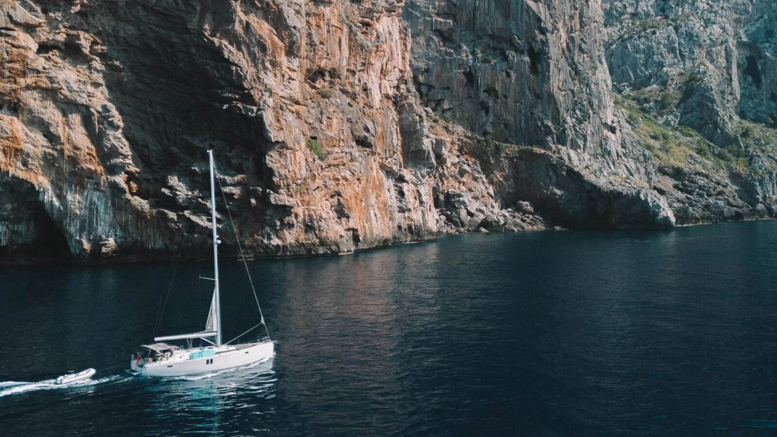 馬略卡島索列爾港海岸帆船景觀