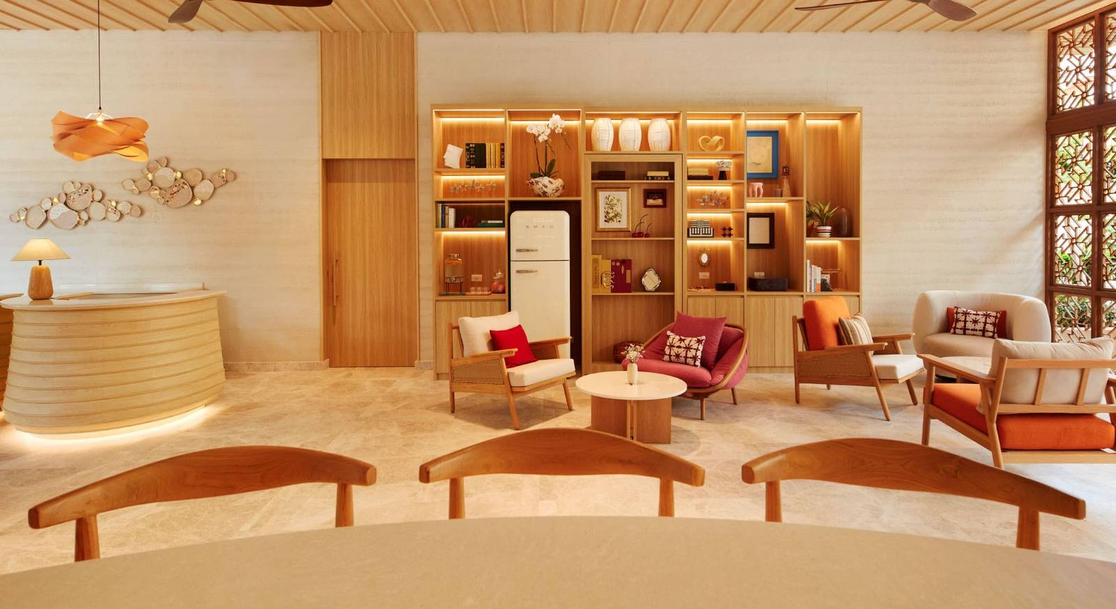 蘇梅島 Marasca 度假村 The Pantry 的吧檯與座位