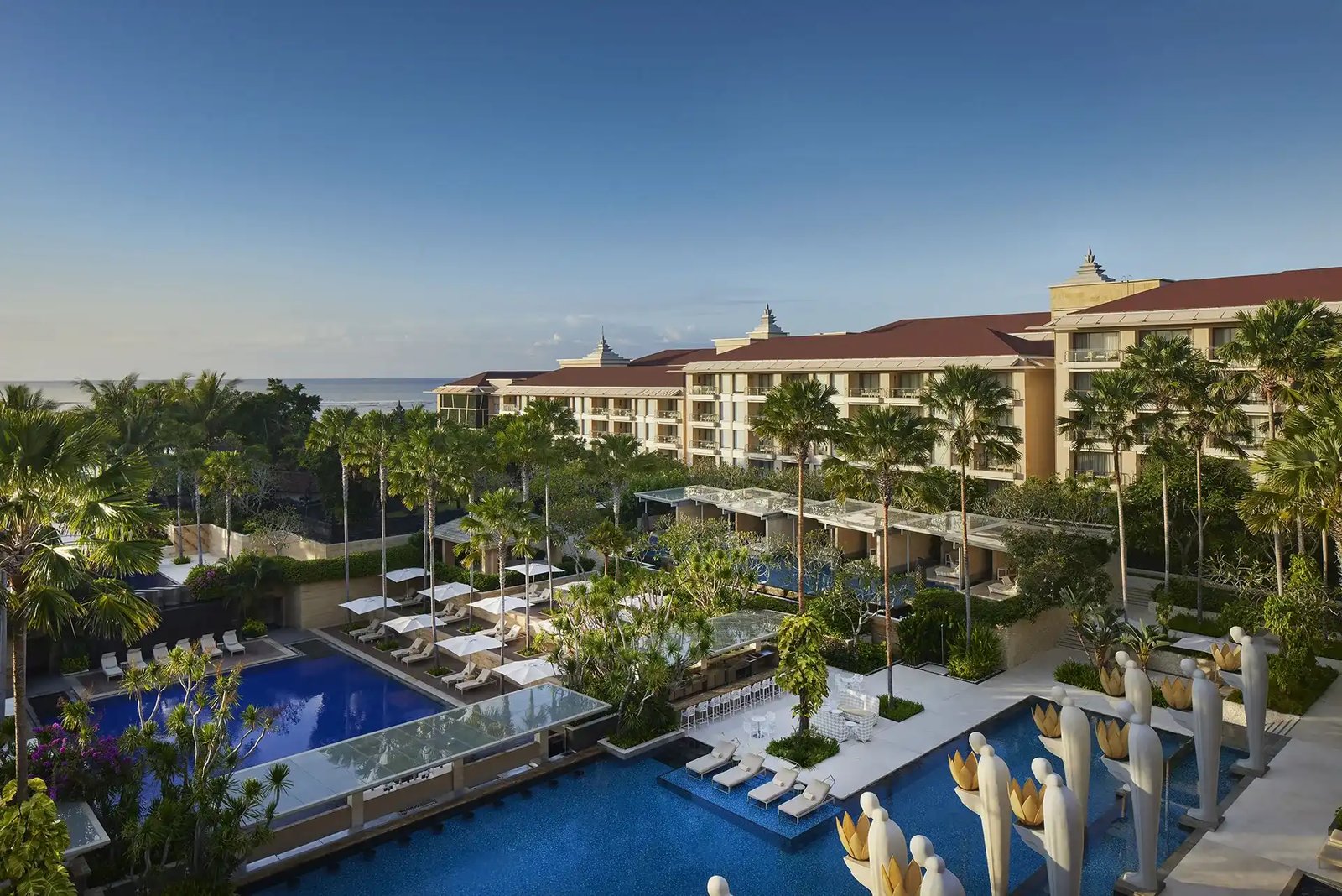 Mulia Resort 的庭園景觀