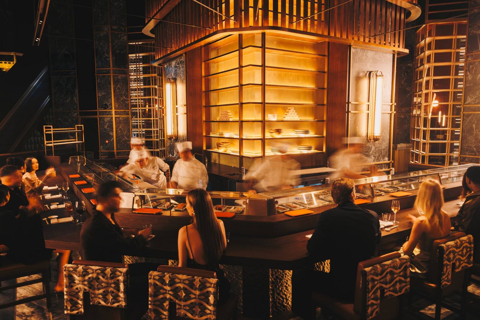 杜拜 One&Only 匝比爾酒店 Nobu 的用餐空間