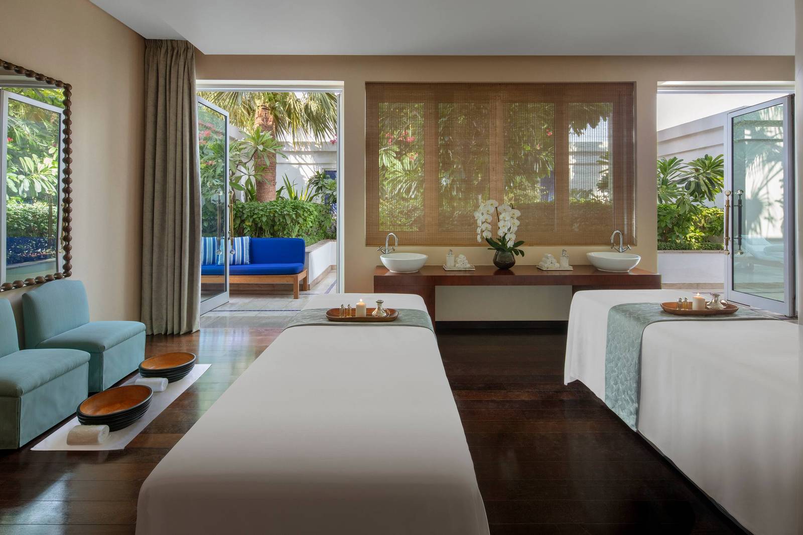 杜拜柏悅酒店 Amara Spa 的雙人療程室