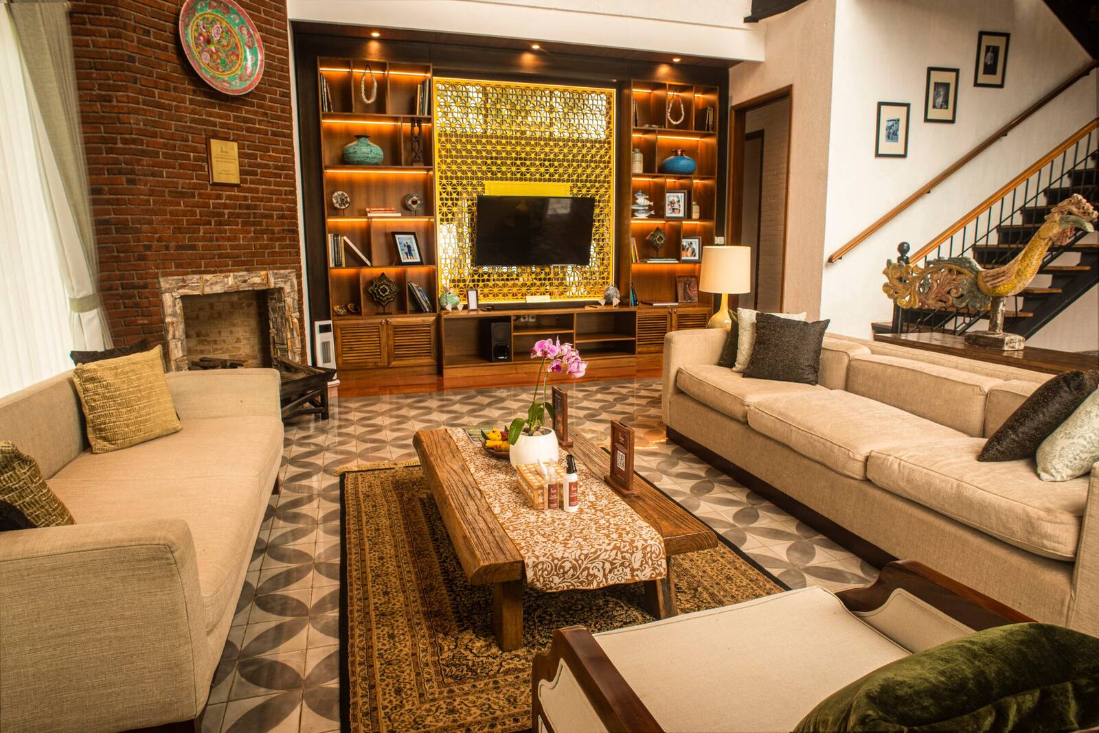 Plataran Bromo Founder’s Home 客廳