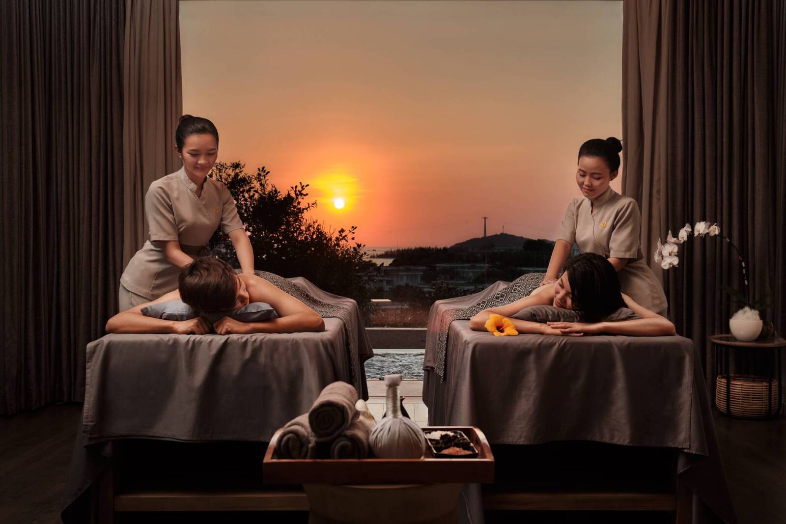 Premier Village Phu Quoc Plumeria Spa 雙人療程室