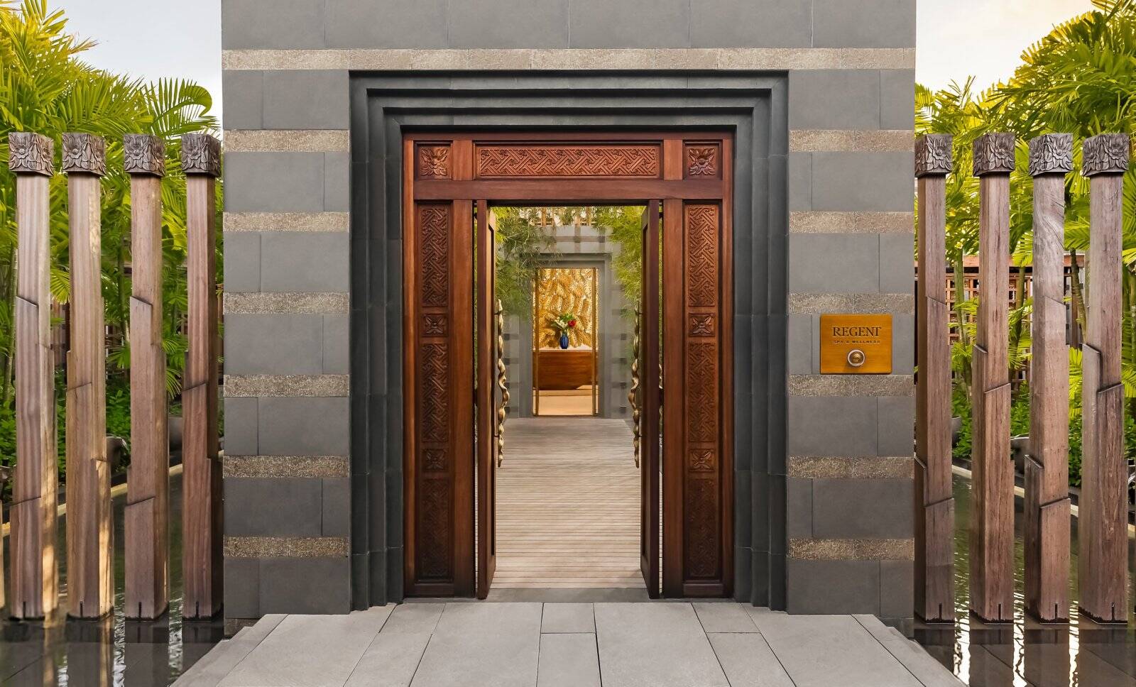 峇里島麗晶酒店 Regent Spa & Wellness 入口