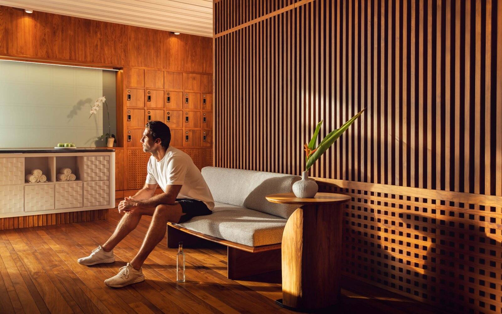 峇里島麗晶酒店 Health Club 健身休憩空間