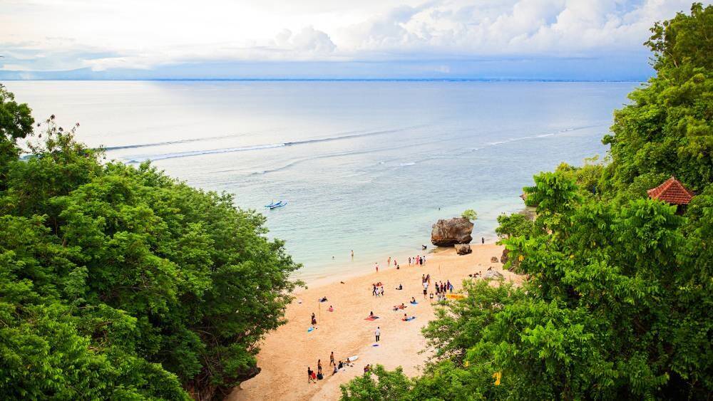 峇里島烏魯瓦圖 Padang Padang Beach 海岸景觀