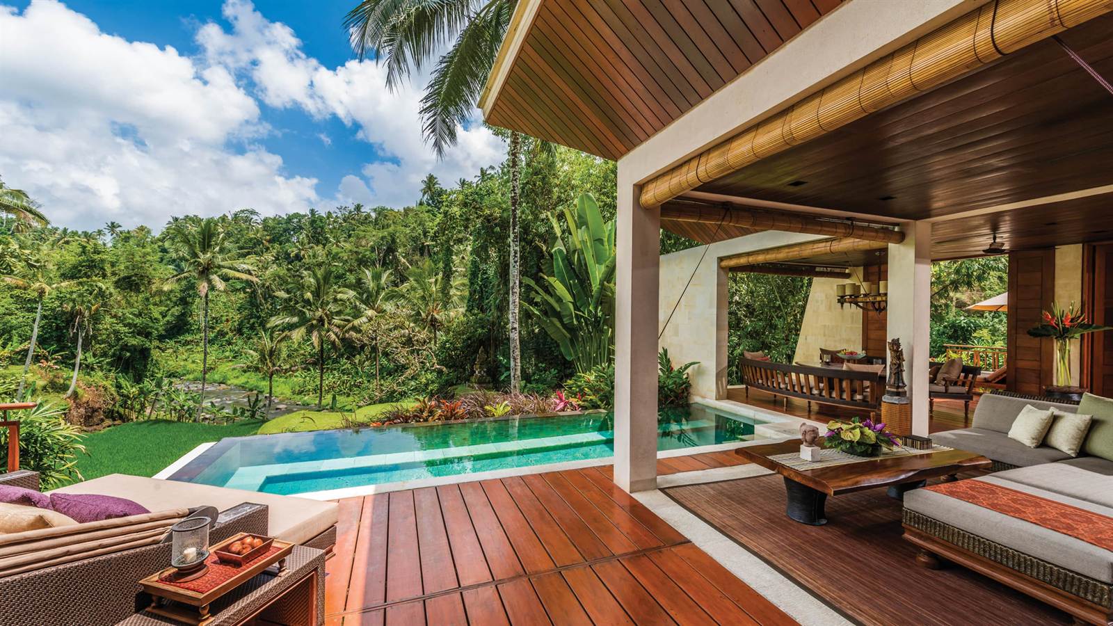 River-View Two-Bedroom Villa 河景泳池與戶外客廳