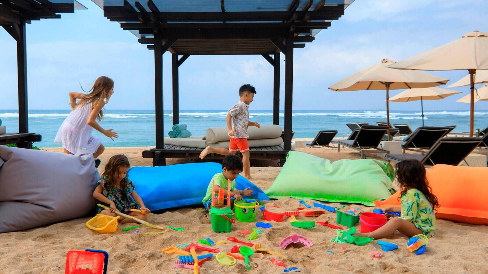 峇里麗思卡爾頓酒店 Ritz Kids 海灘親子活動