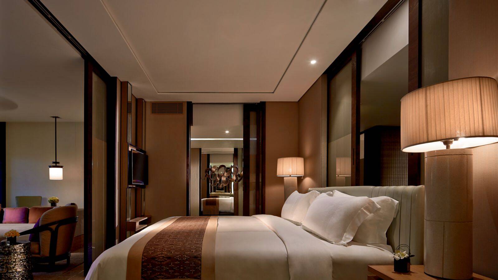 峇里麗思卡爾頓酒店 The Ritz-Carlton Suite 臥室