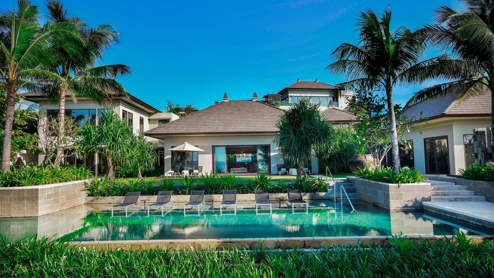 峇里麗思卡爾頓酒店 Oceanfront Villa 私人泳池