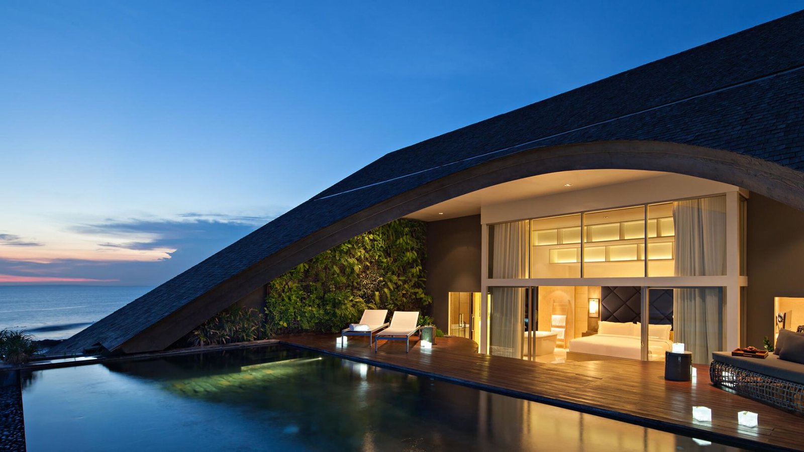COMO Penthouse 頂層公寓的海景空間