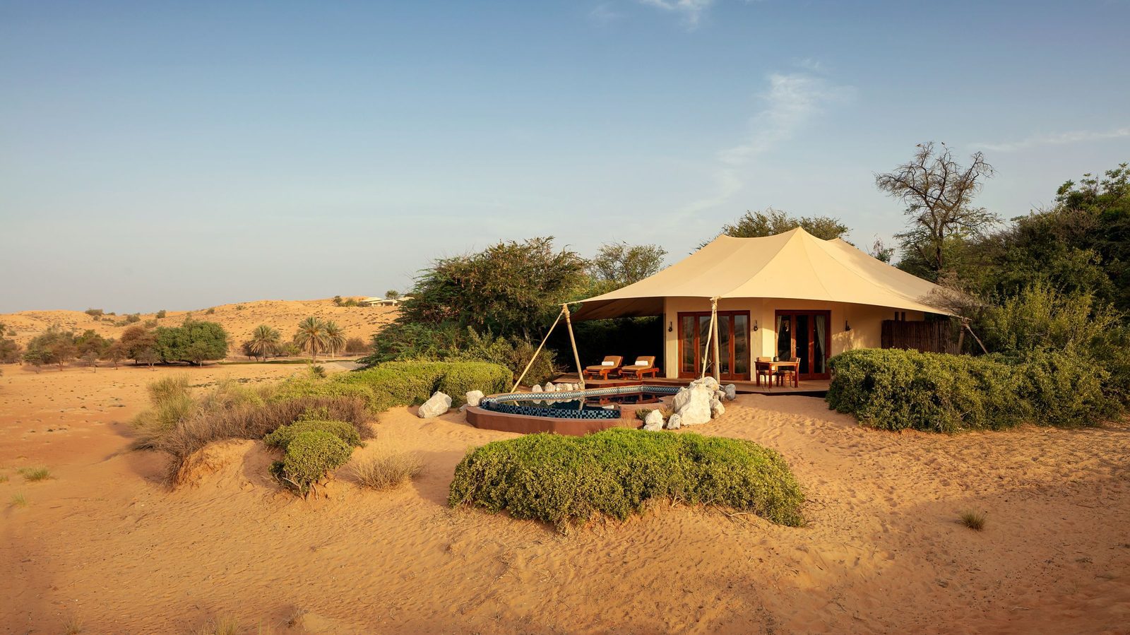 Al Maha Bedouin Villa 與杜拜沙丘全景