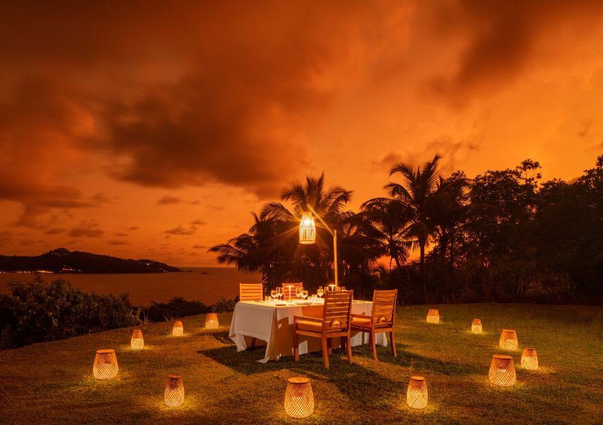 Anantara Maia Seychelles Villas Designer Dining 海邊晚餐