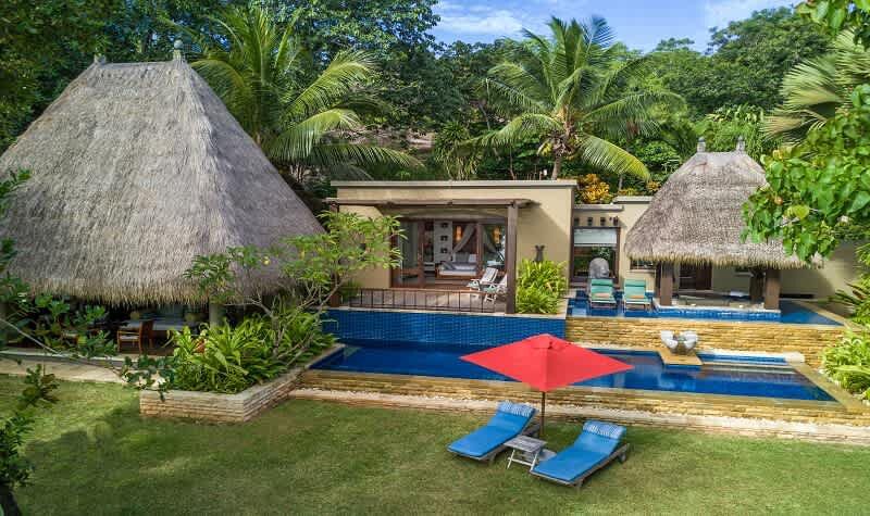 Anantara Maia Seychelles Villas Premier Beach Pool Villa 花園與泳池