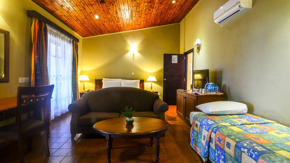 Berjaya Praslin Resort Deluxe Room 起居區