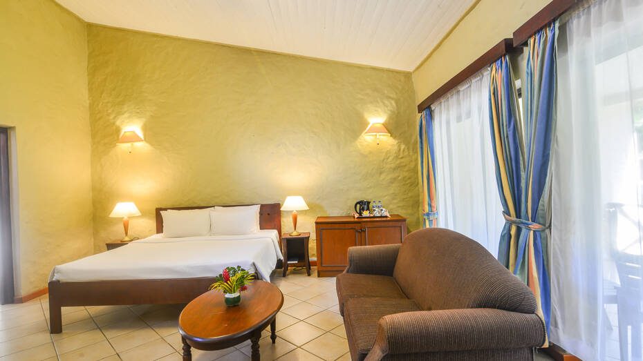 Berjaya Praslin Resort Deluxe Family Room 臥室
