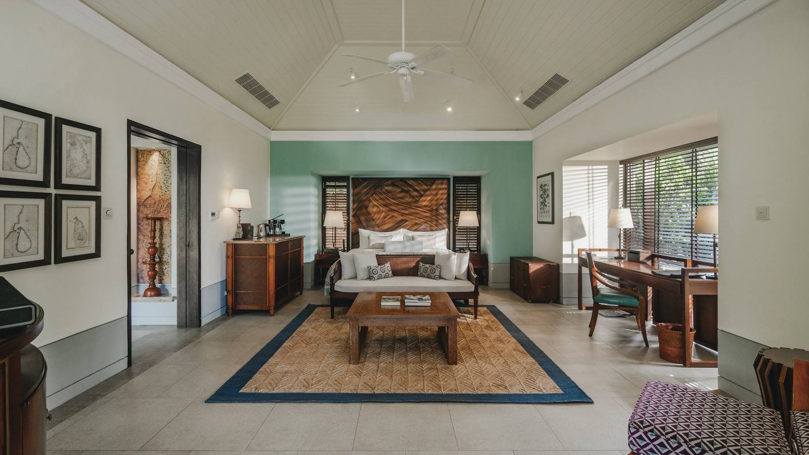 Cape Weligama Luxury Villa 起居空間