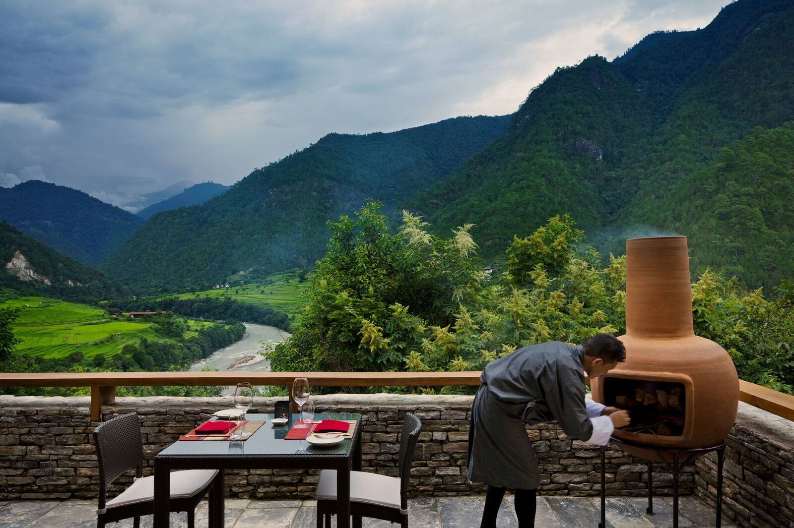 COMO Uma Punakha 河谷露台