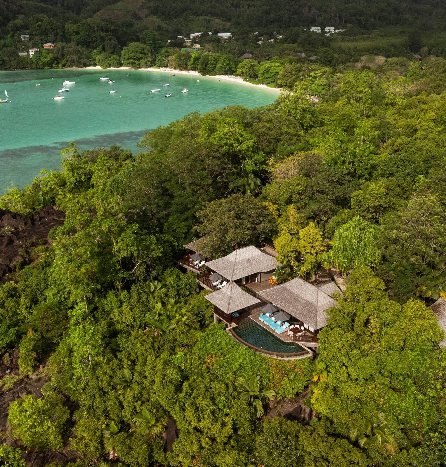 Constance Ephelia Presidential Villa 私人泳池與海灣