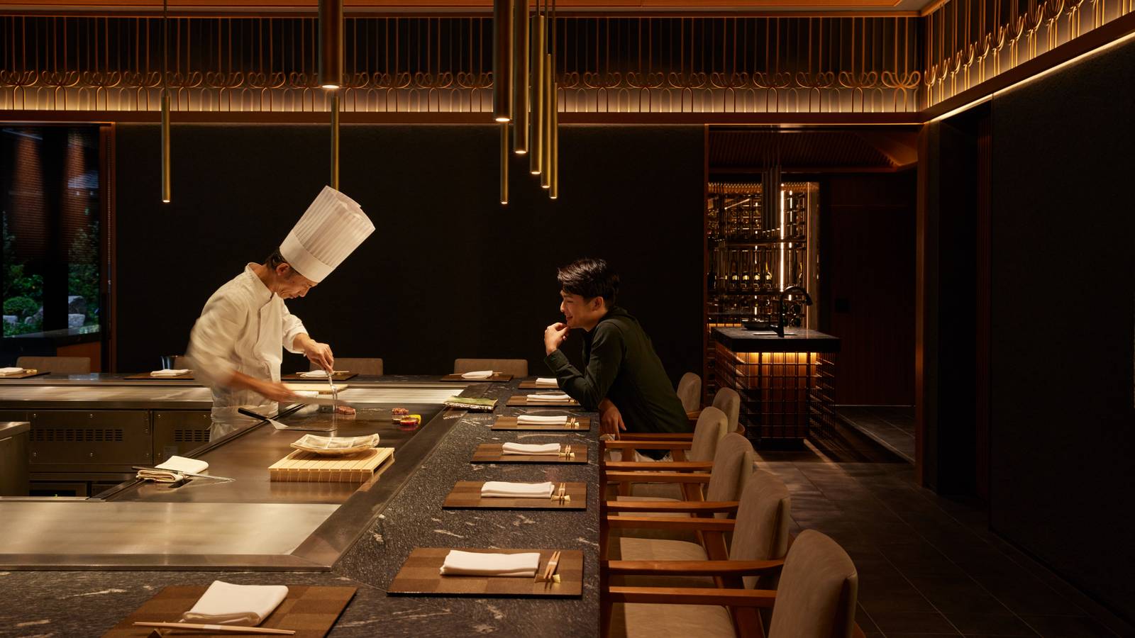 京都都喜天闕酒店 Kōyō 主廚吧台