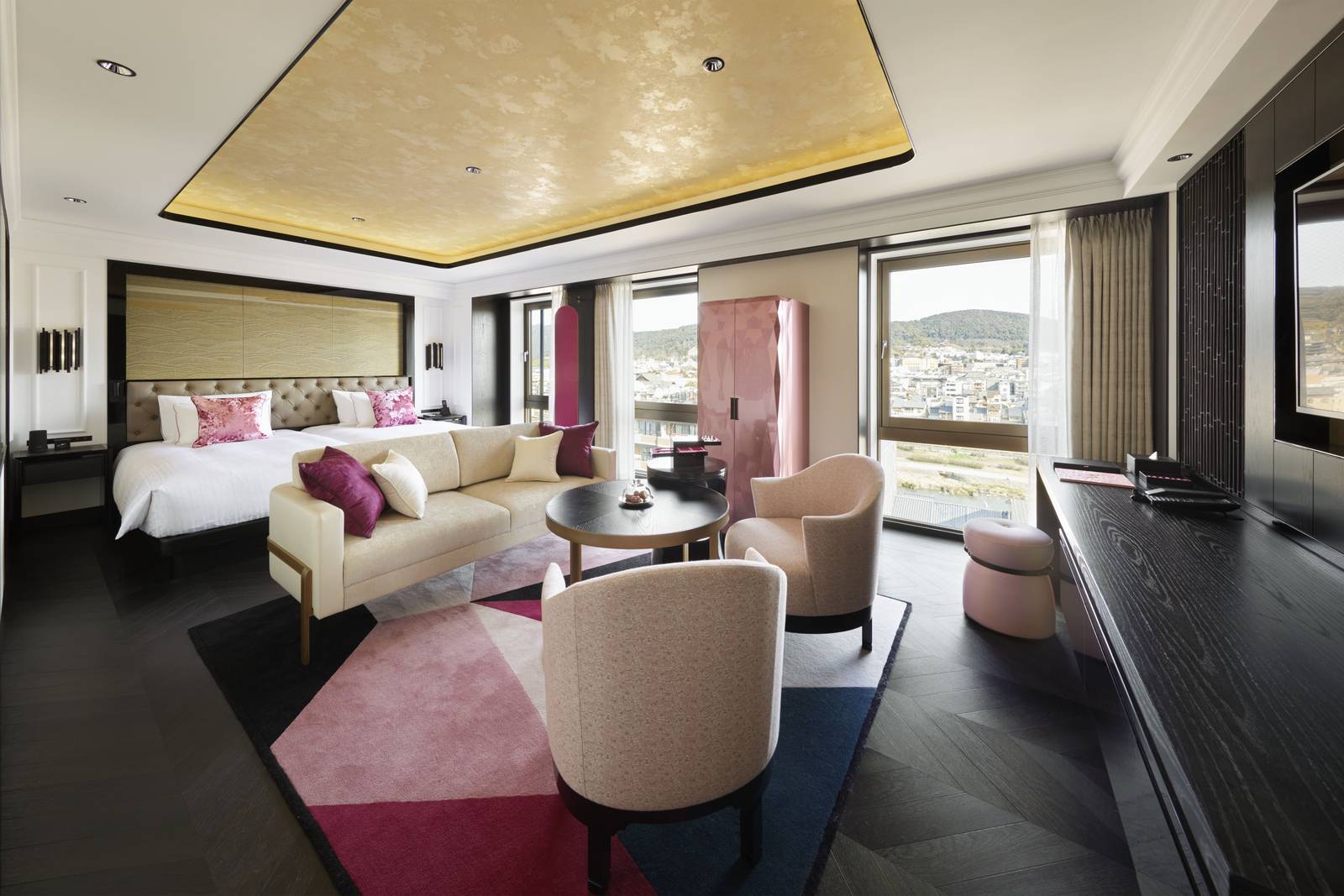 FAUCHON L'Hôtel Kyoto Deluxe 雙床客房白天窗景